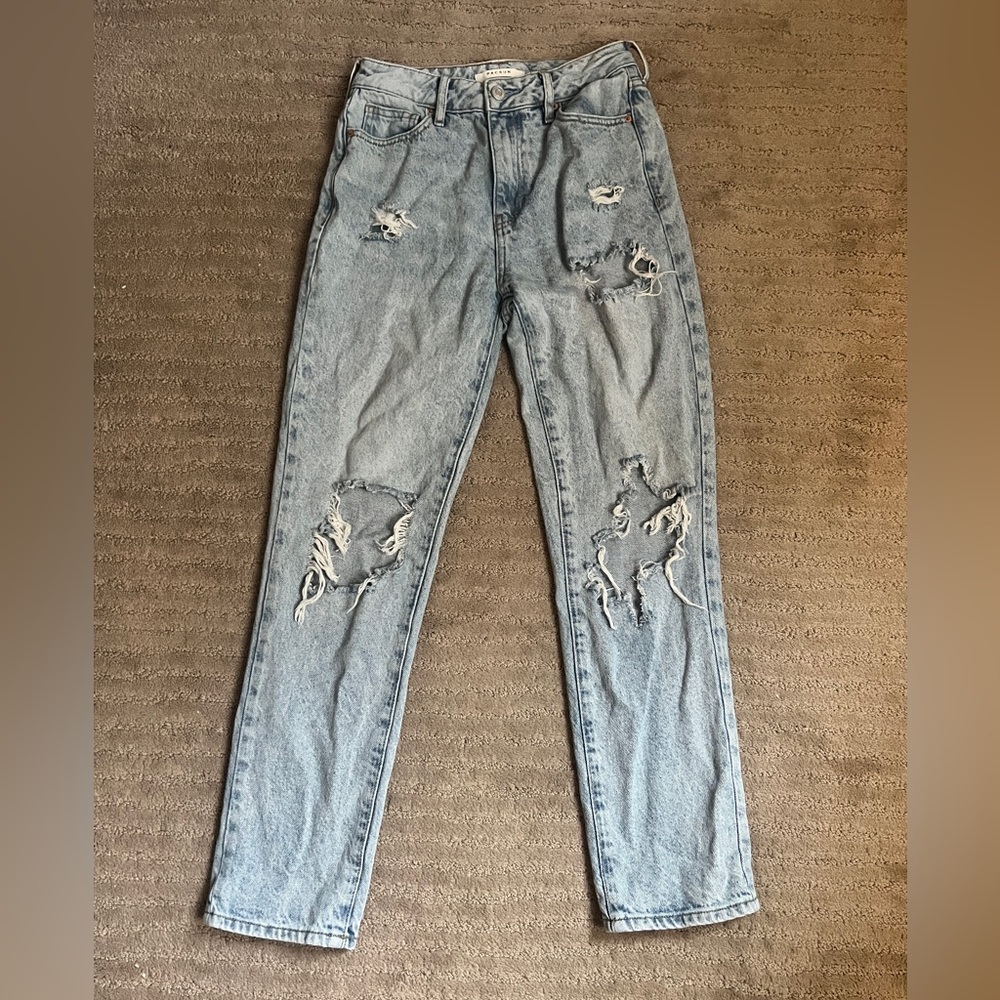 PacSun Jeans - Light blue, Distressed